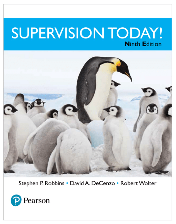 Image of textbook cover Supervision Today!, 9th edition by Person.